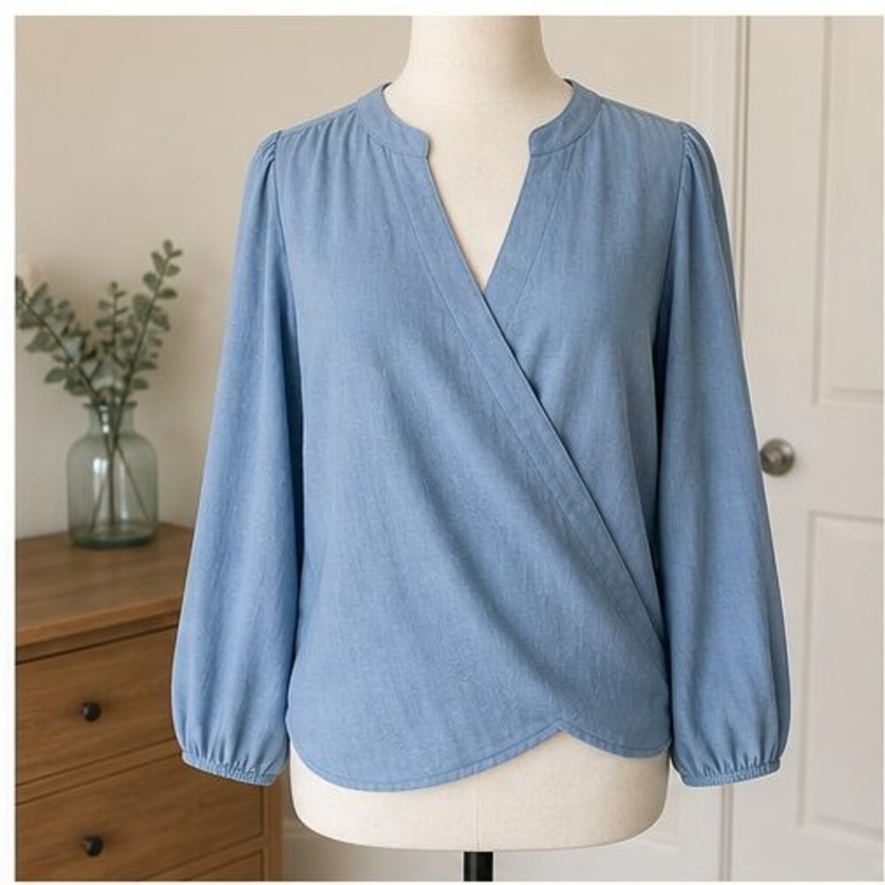 Blue Tunic Blouse